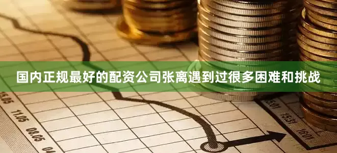 国内正规最好的配资公司张离遇到过很多困难和挑战