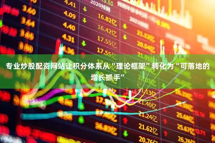 专业炒股配资网站让积分体系从“理论框架”转化为“可落地的增长抓手”